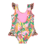 4Giveness Costume Intero Tinta Unita con Fantasia per Neonata 125NBWIN5283 ROSA 4GIVENESS 