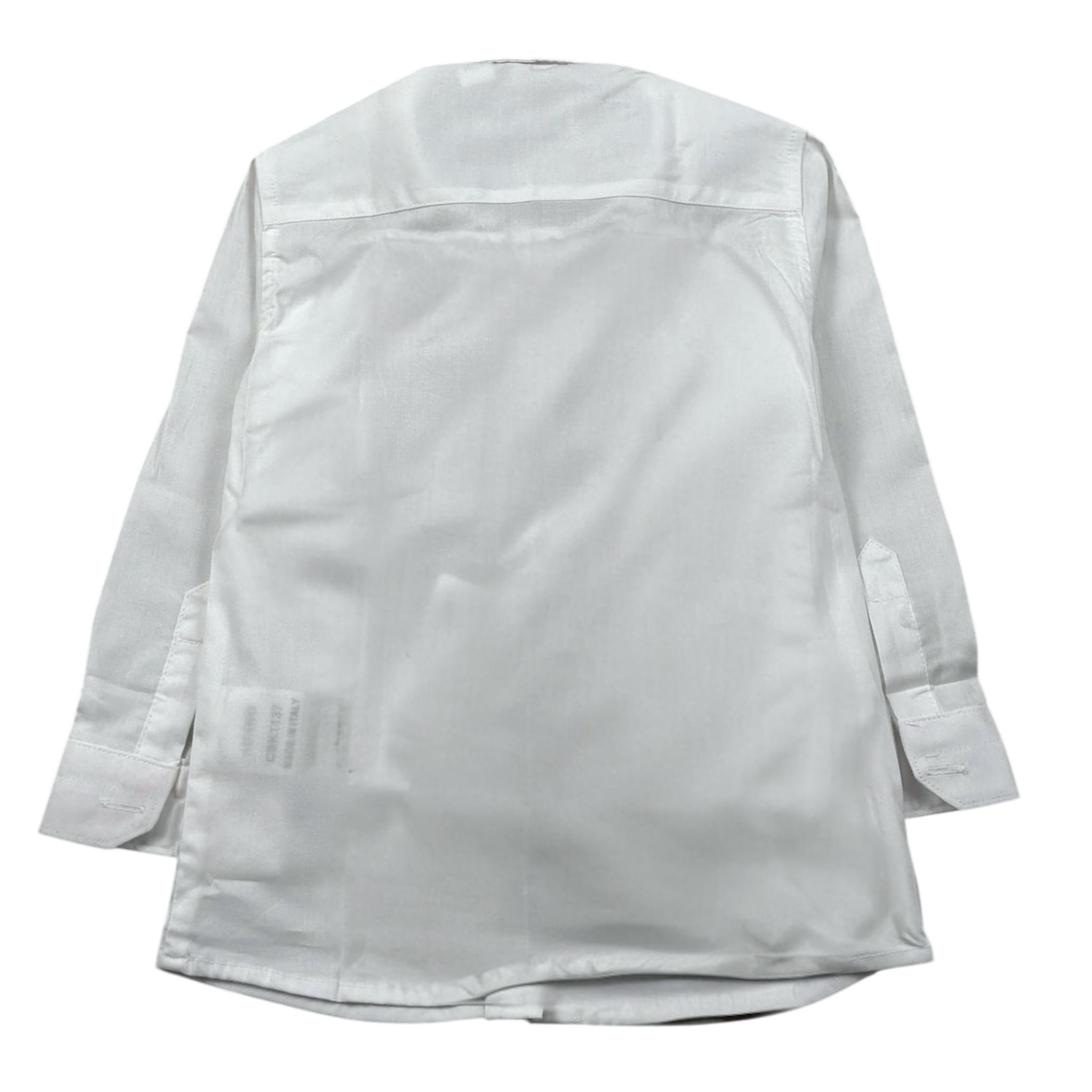 Shako' Camicia Manica Lunga Tinta Unita per Bambino CMSH1 PANNA SHAKO' 