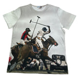 Monnalisa T-Shirt Girocollo con Stampa Fantasia per Bambino 259603 BEIGE MONNALISA 