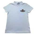 Moschino Polo Mezza Manica Tinta Unita con Stampa per Bambino HSM03Y BIANCO MOSCHINO 