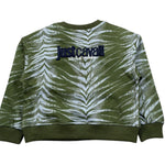 Just Cavalli Felpa Chiusa Fantasia  per Neonato JIP26079FE VERDE JUST CAVALLI 