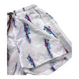 Nosbeachwear Costume Modello Boxer Tinta Unita con Stampa per Bambino P23B BIANCO NOSBEACHWEAR 