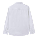 Mayoral Camicia Manica Lunga tinta unita Bianco/Verde per Bambino 6142 BIANCO/VERDE MAYORAL 