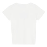 Liu Jo T-Shirt Girocollo Tinta Unita con Brillantini per Bambina GA5019XX BIANCO LIU JO 