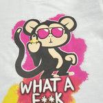 F**K T-Shirt Girocollo Tinta Unita con Stampa per Neonato FJ224203WH BIANCO F**K 