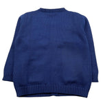 LITTLE BEAR cardigan tinta unita con bottoni in contrasto Blu per Bambino 7242 BLU LITTLE BEAR 